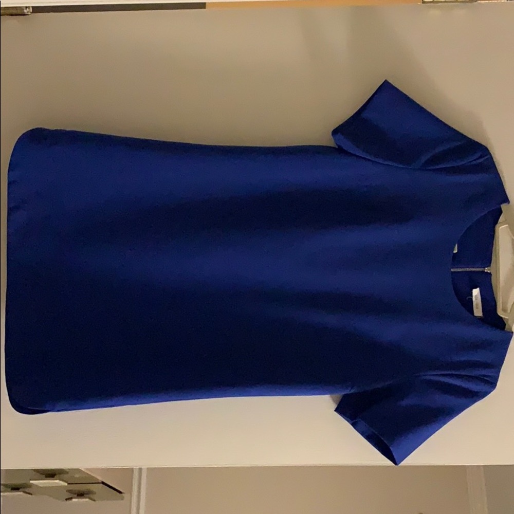 Blue mini dress